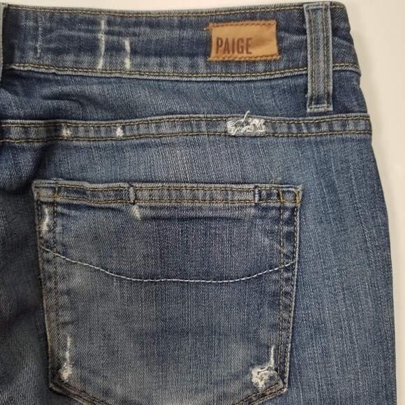 Paige Distressed Jimmy Jimmy Skinny Jean's 27 - Picture 8 of 12